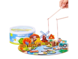Lindo Juguete Educativo De Madera Con Dibujos Animados Para Niños Pequeños (n.° 2)