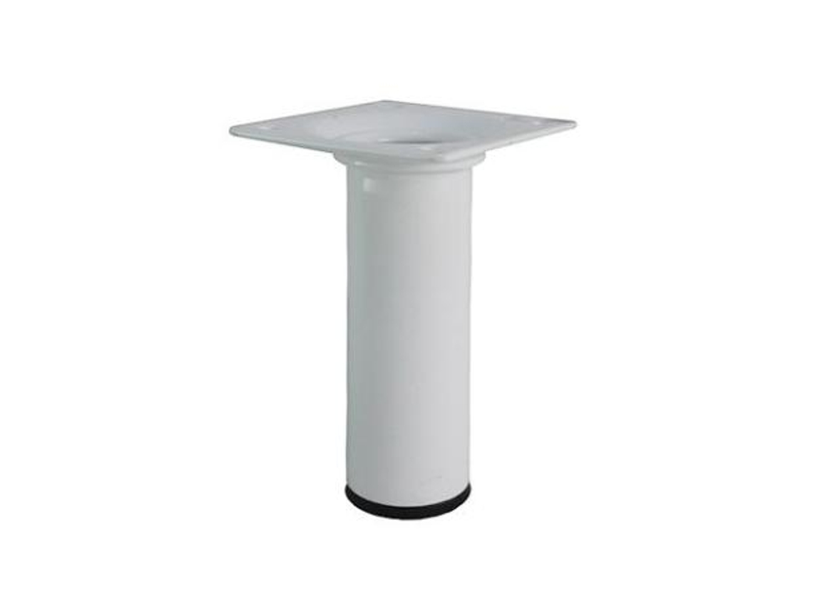 Pata mesa 4-30x100 acero blanco