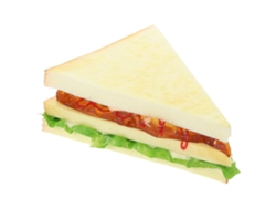 Omni-modelo De Sandwich Artificial De Pan Falso Simulación Alimento Propiedad Para Cocina Fotografía Decoración 14x11.5cmos Como Se Muestra