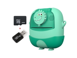 Cámara instantánea Chrui con pantalla de 2.0 pulgadas y tarjeta de memoria de 32 GB (verde)