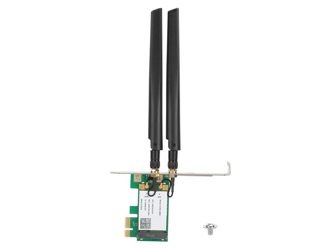Tarjeta De Red Inalámbrica De 300 Mbps 5100agn 2.4/5ghz Pcie 802.11an Para Windows Xp/7/8/10