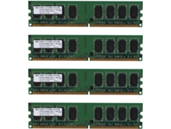 4 Módulos De Memoria Ram Ddr2 De 2 Gb Para Ordenadores De Sobremesa, 800 Mhz, 2rx8 Dimm Pc2-6400u, De Alto Rendimiento Para Placas Base.