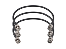 Conector macho de crimpado BNC, puente para cable coaxial RG58 para osciloscopio