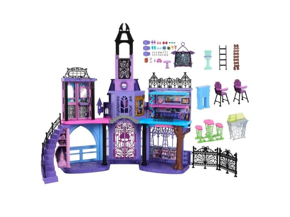 Casa de muñecas de la universidad encantada 35+ Accesorios Monster High Hlp88 Monster High