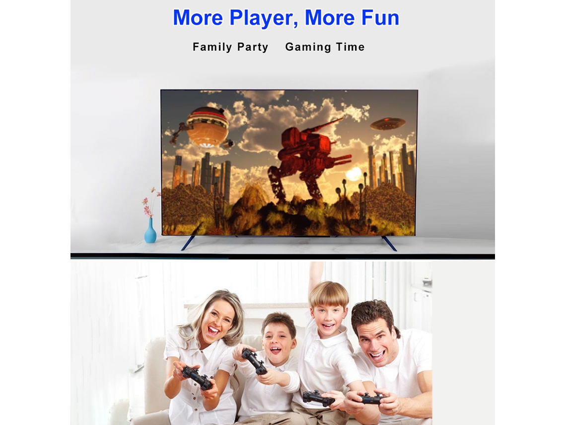 Consola De Juegos Inalámbrica 2.4g Hd Arcade Ps1 Home Tv Mini Consola De Juegos U Bao Consola De Juegos Controlador De Gamepad Inalámbrico X1 64g (pa