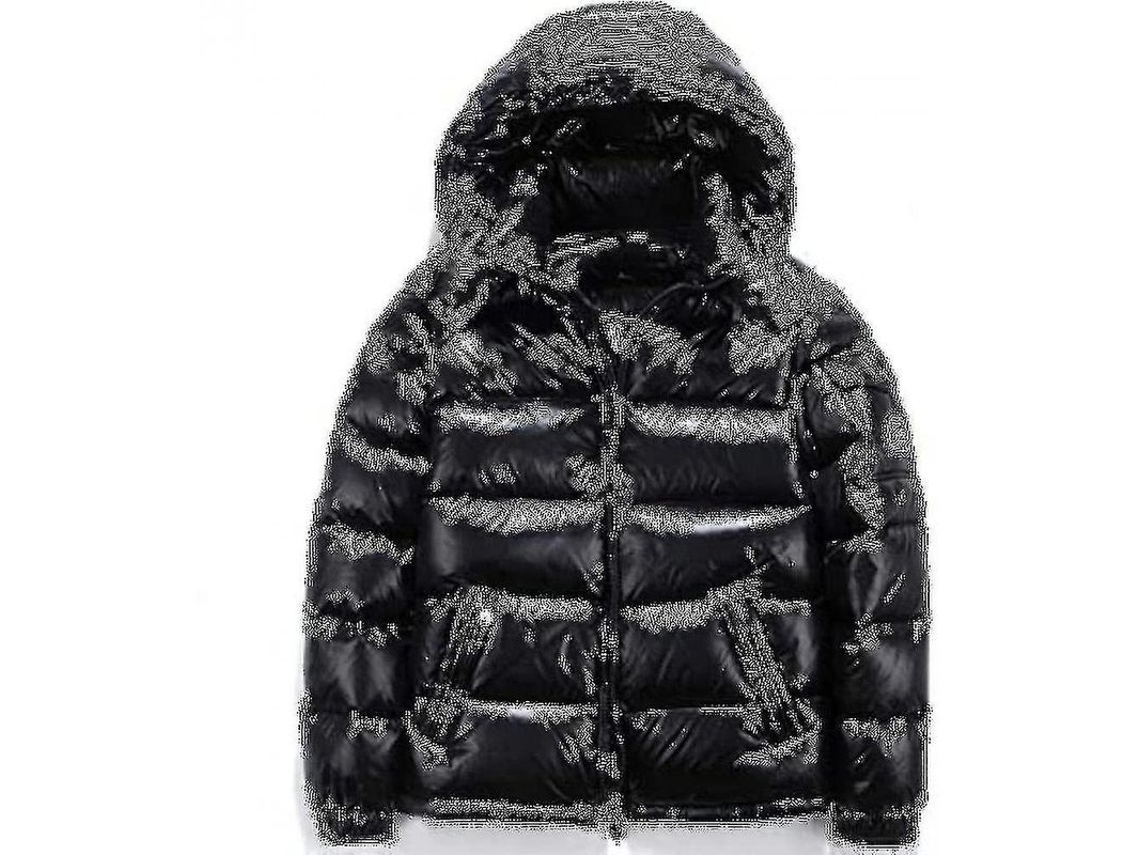 2026-chaqueta De Plumas Hombre Invierno Cuello Alto Con Capucha Relleno De Plumas De Pato Blanco 86-90% Casual