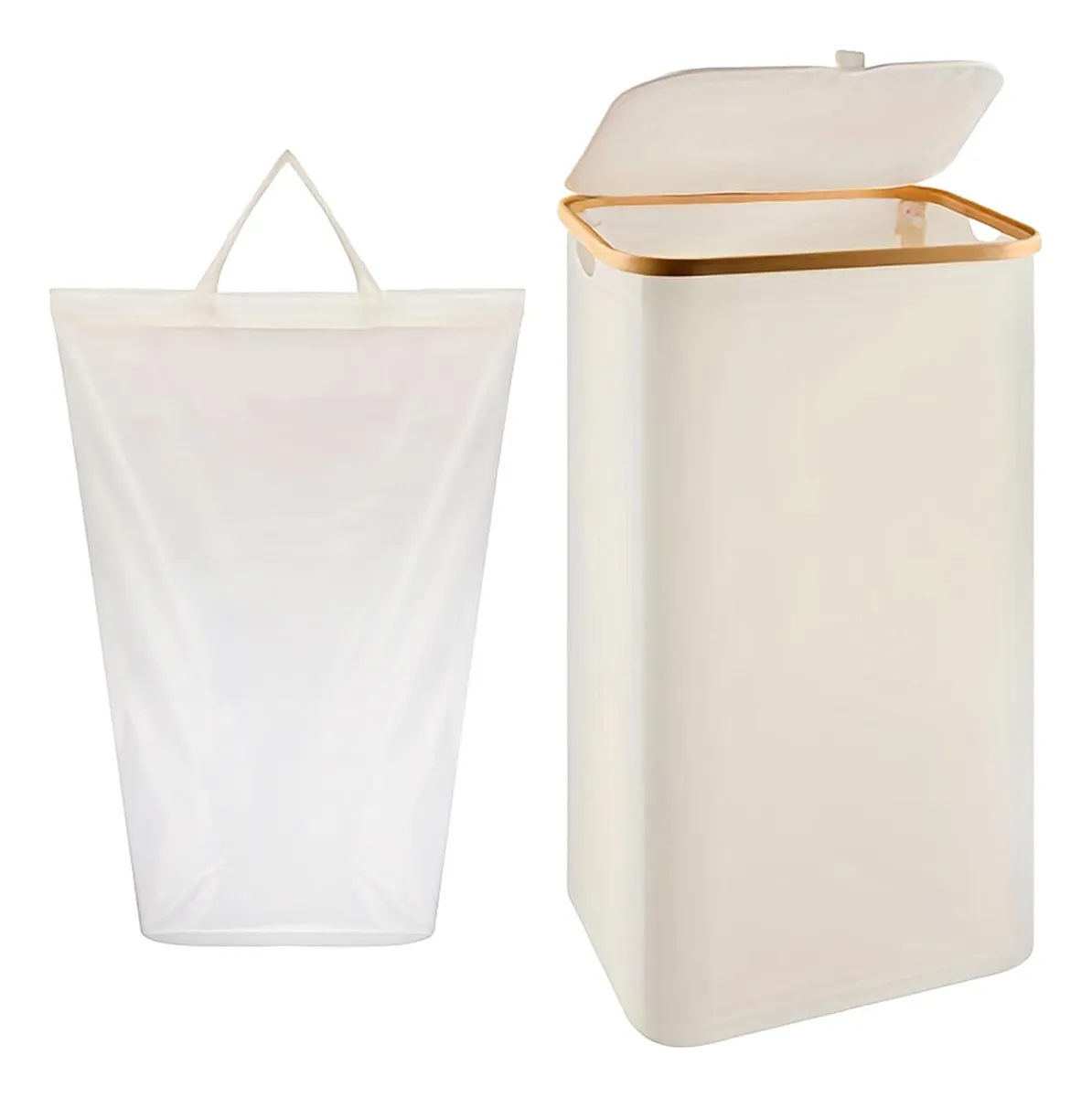 Cesta de lavandería, cesta de lavandería, bolsa Begevayotoy