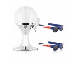 Pack Dispensador De Cerveza Refrigerante Innovagoods Y 2 Gafas De Sol Enrollables Sunfold France