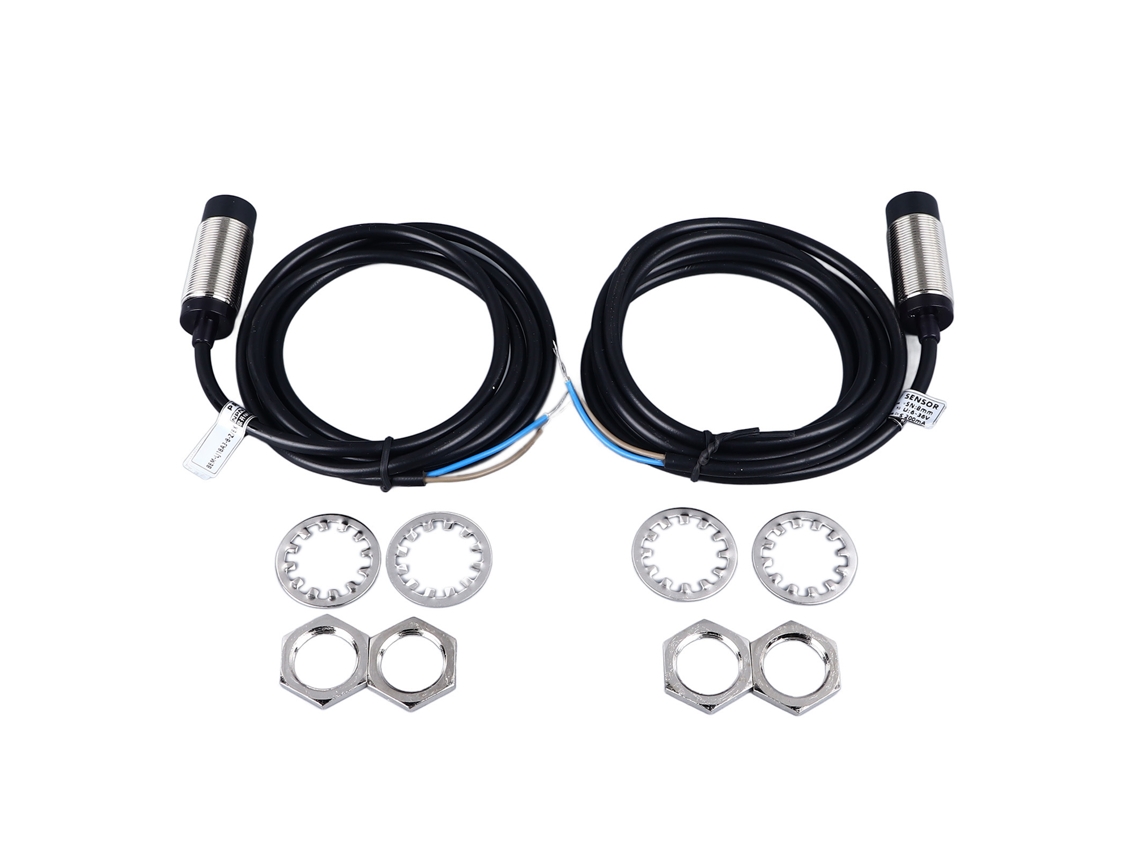 2 Piezas Sensor De Proximidad De 2 Hilos Abierto Normalmente 8mm Para Sistemas De Automatización Y Control