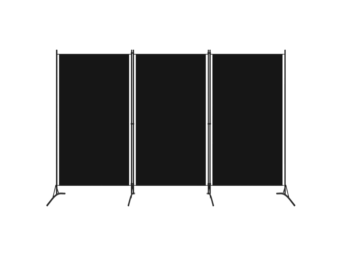 Separador LOVELY HOME con 3 Paneles Negro (260 x 180 cm)