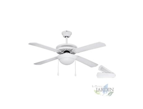 Ventilador de Techo ORBEGOZO 4 Palas Diámetro 132 cm 3 Velocidades 60 W Blanco