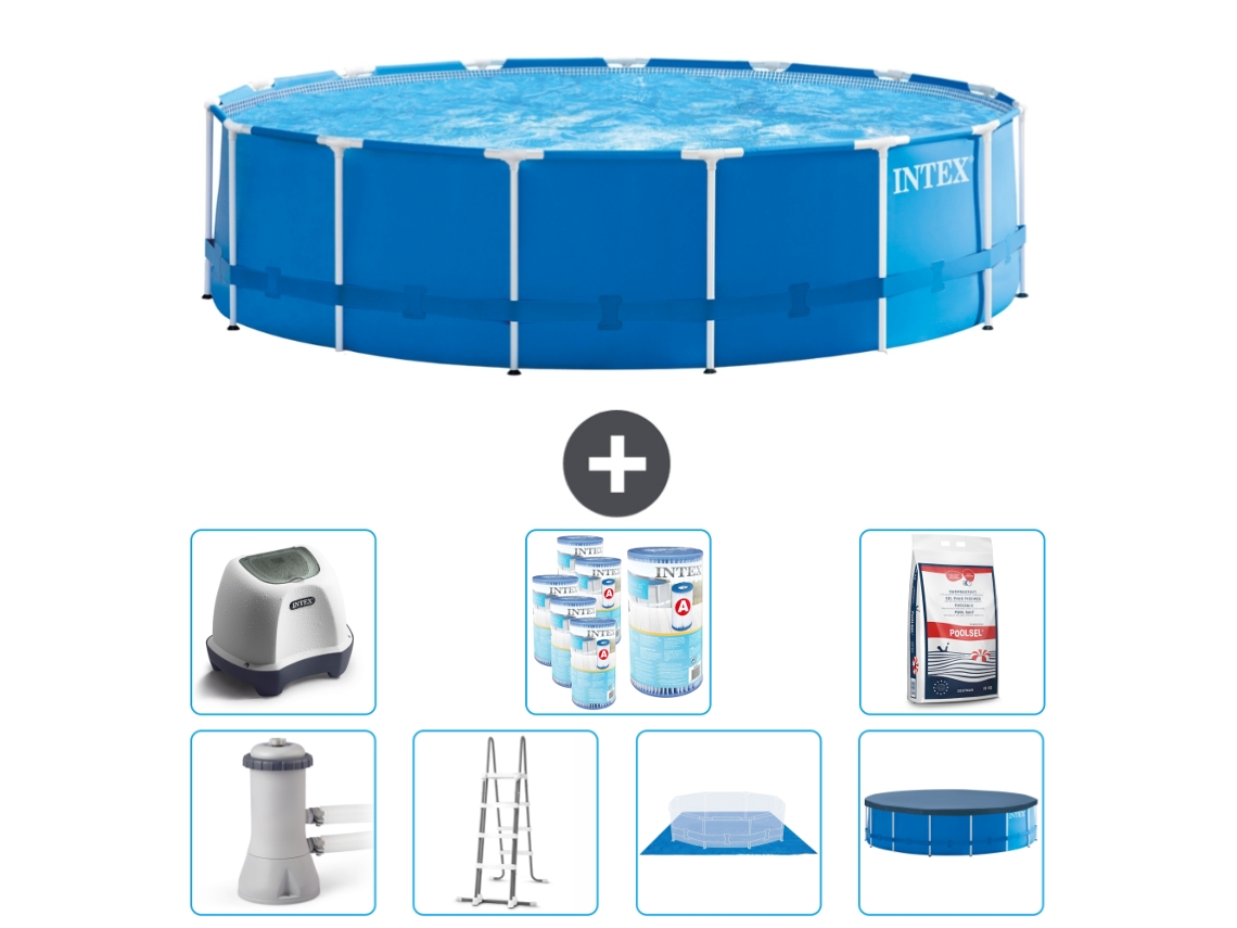 Piscina Tubular INTEX 28242GN-CB57 (16805 L - 457x122cm)