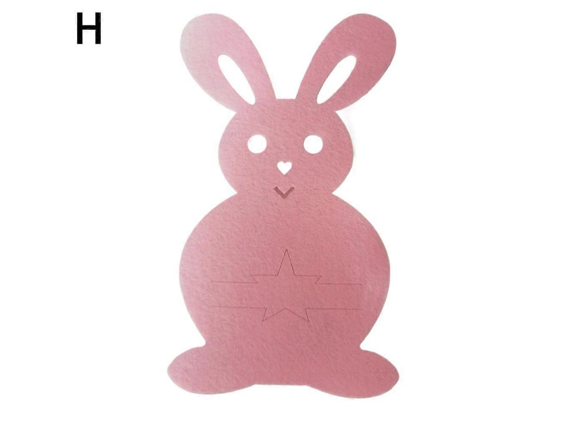 Bolsas para cubiertos con forma de conejito de Pascua, decoración de bolsas para cubiertos, portacubiertos, Nostalgia88