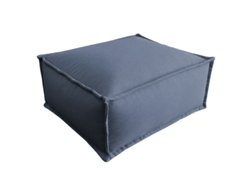 Módulo Chaise Longue Para Sofá Modular En Efecto Lino Bananair 80x60 Cm Gris Oscuro