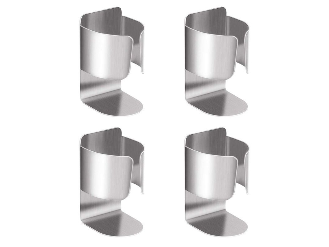 Porta Cepillos De Acero Inoxidable 304 De Pared Autoadhesivo Organizador (4 Piezas)