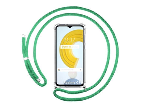 Carcasa Realme C21 TUMUNDOSMARTPHONE Colgante Verde