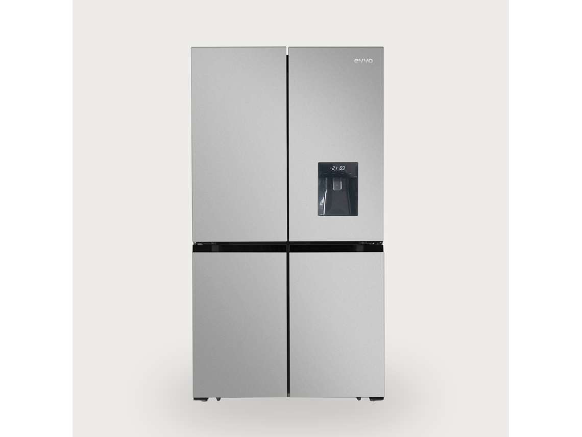 Frigorífico Evvo F100x Aqua de 4 puertas, Inverter, Total No Frost, 359 l (201 l), dispensador de agua