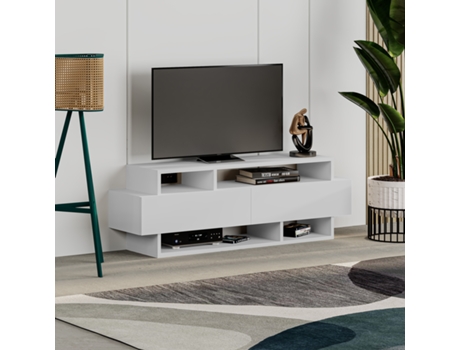 Mesa Tv 42X125X32 Blanco VENPRODIN