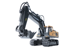 Excavadora Rc 1044 1/20 2.4g 9ch Coche Rc Construcción Led Música 40min Juguetes Regalo Niños
