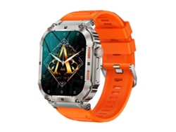 Reloj inteligente 100M Reloj militar resistente al agua 70 días Tiempo de espera Naranja