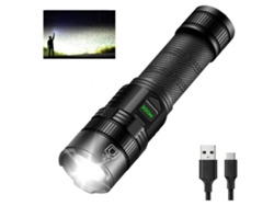 Linternas Tácticas Xhp99 De 100.000 Lúmenes, Superbrillantes, Con 5 Modos De Iluminación Y Zoom, Ip68, Resistentes Al Agua, Para Acampar Al