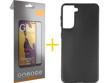 Carcasa + Protector de Pantalla para Samsung Galaxy S22 Plus 5G SKYHE Negro