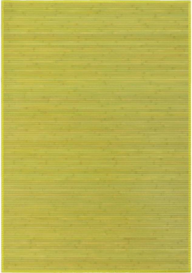 Alfombra LOLAHOME Verde (200x140 cm - Bambú)