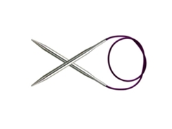 Aguja circular de metal Nova de Knitpro, 40 cm, 3,50 mm, 1 unidad