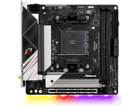 Placa Base ASROCK B550 PHANTOM Gaming-ITX/AX (Socket AM4 - AMD B550 - ATX)