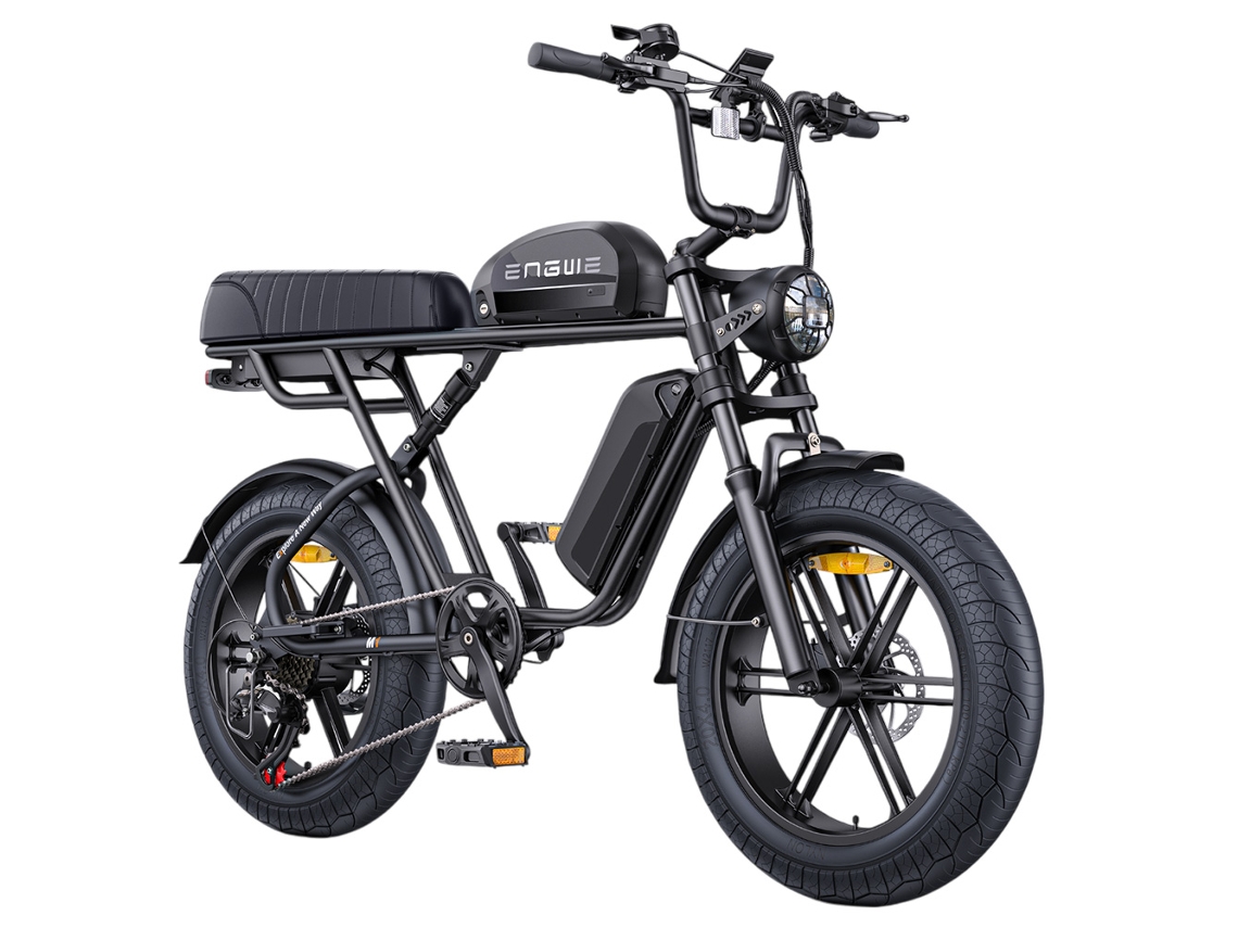 Bicicleta eléctrica ENGWE M1 250W 48V 15.6Ah+13Ah Batería Velocidad máxima de 25km/h Autonomía de 170km Frenos de disco hidráulicos Negro
