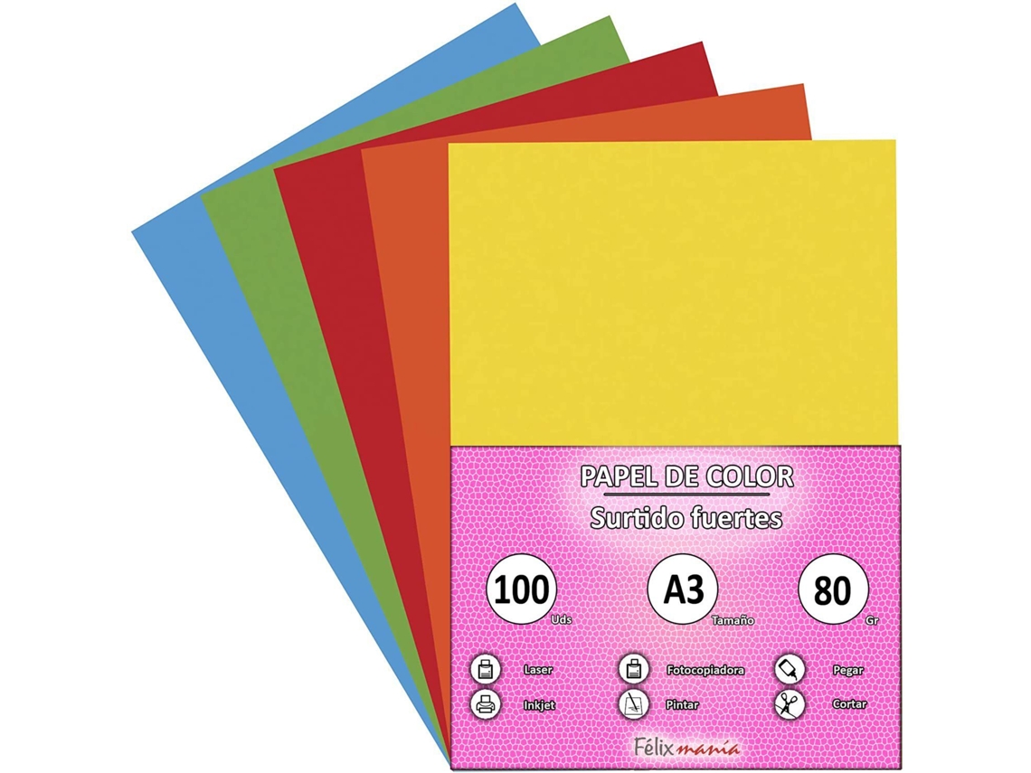 A3 80Gr Paper Wide Variety 100 Hojas