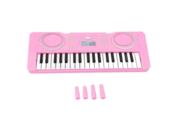 2026-teclado Piano Infantil 37 Teclas Juguete Educativo Para Niños Mejora Coordinación Ojo-manos Instrumento Musical Rosa