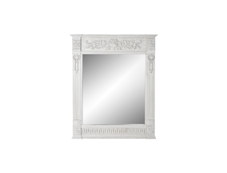 Espejo de pared DKD Home Decor Gris Madera de mango Madera MDF (133 x 8,5 x 167 cm)
