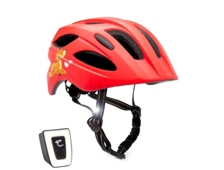 Casco de Bicicleta para Niños CRAZY SAFETY de 6 a 12 años Rojo Adorable Certificado EN1078