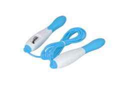 Cuerda Para Saltar Ajustable De Pvc Con Contador Para Adultos, Estudiantes Y Pruebas Deportivas - Azul