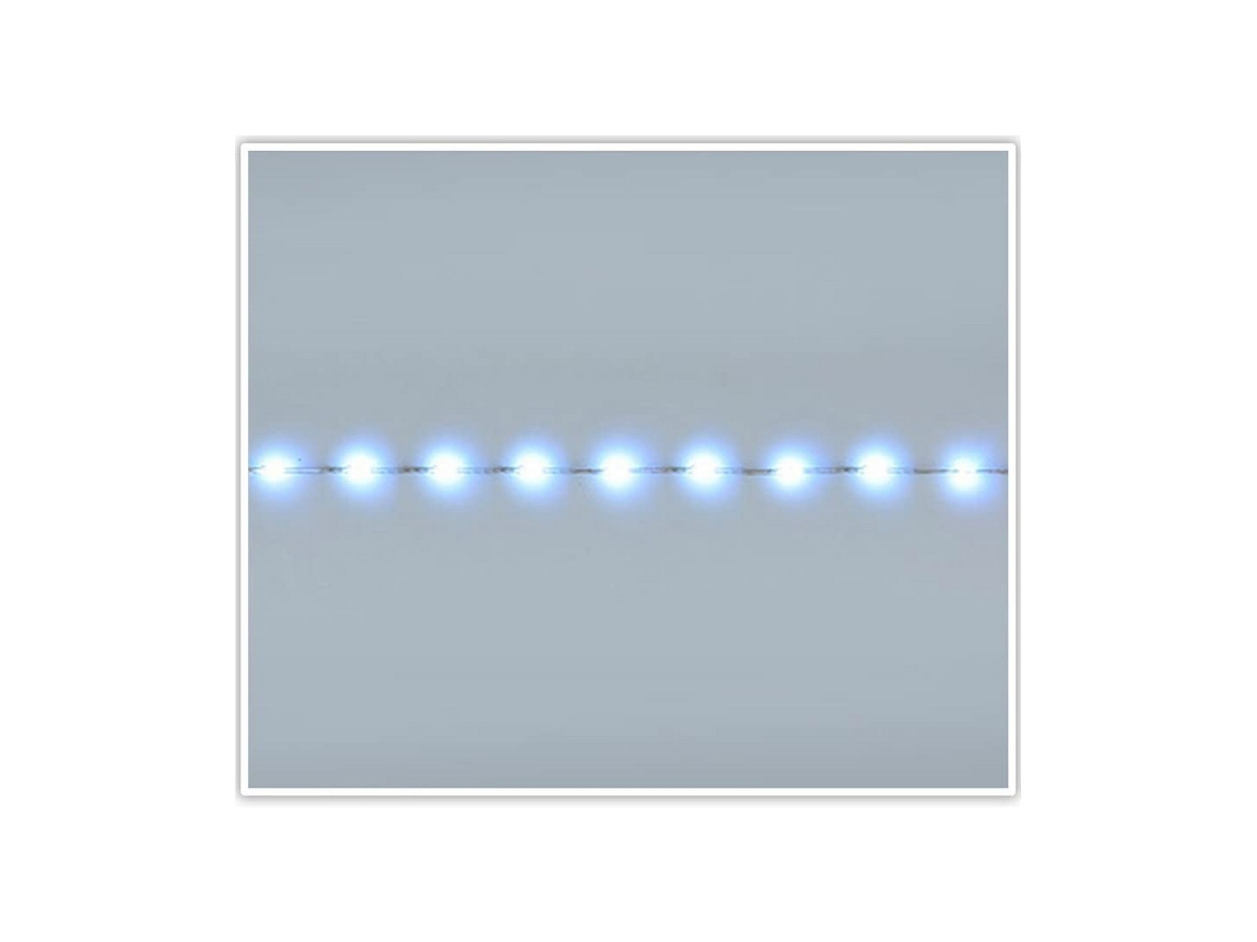Guirnalda BIGBUY CHRISTMAS Luces LED (Blanco - 45 M)