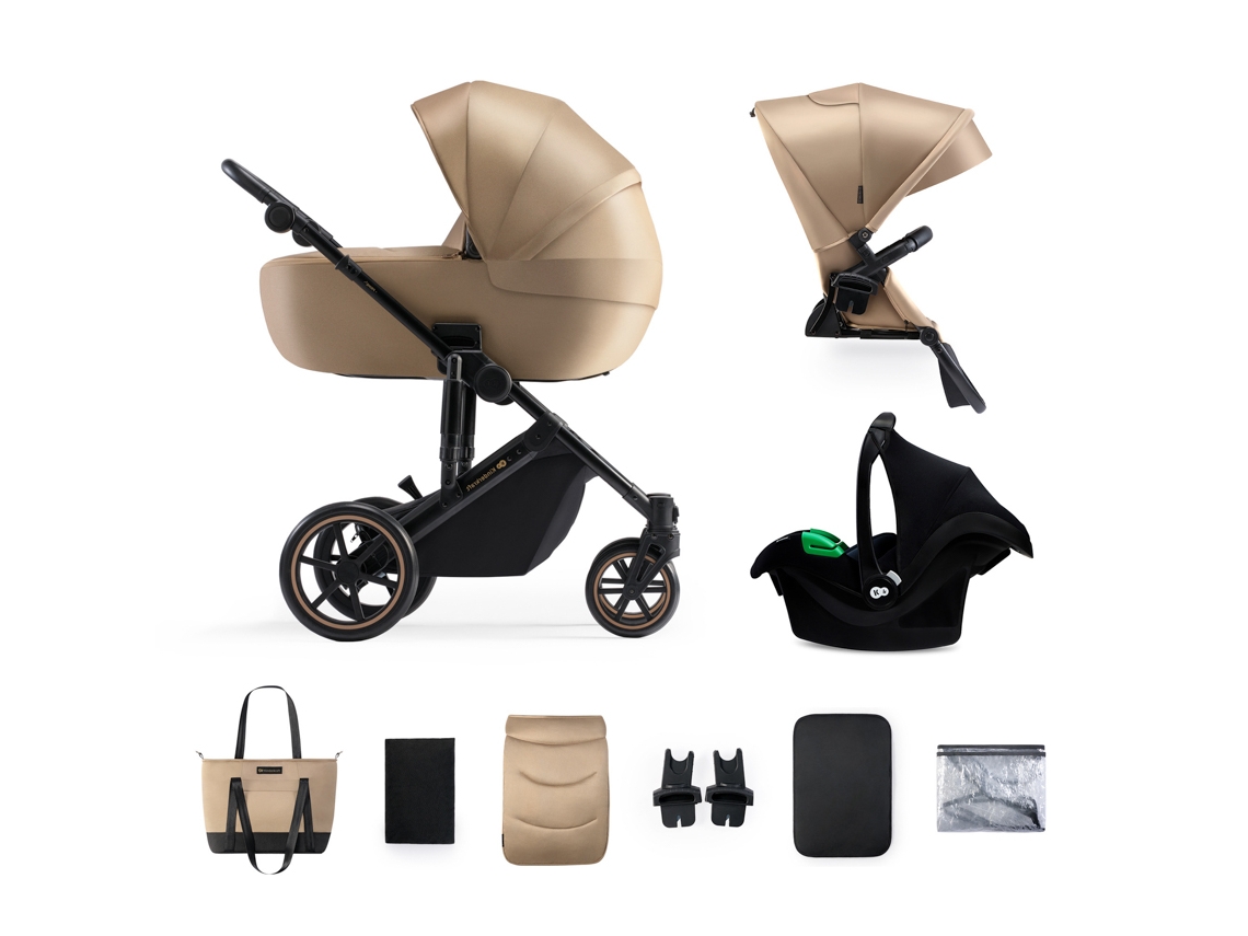 Cochecito Multifuncional KINDERKRAFT Prime 2 Mink Pro Beige (3 en 1)