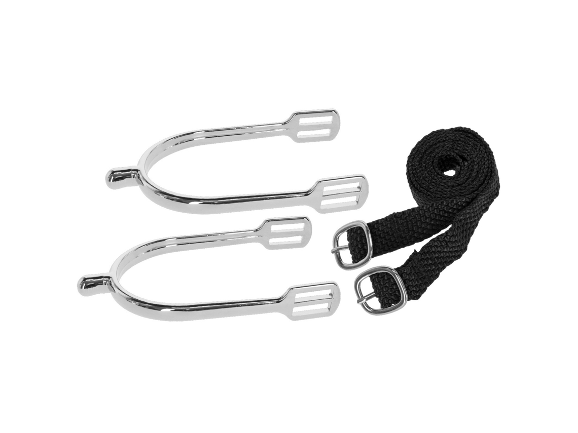 espuelas de equitación con forma de gota para mujer con correas por par COVALLIERO (x2)