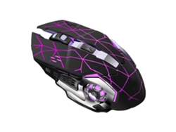 Mouse Sem Fio Gamer X8 Recarregável Led Silencioso 1800dpi Ergonomico Usb Para Pc
