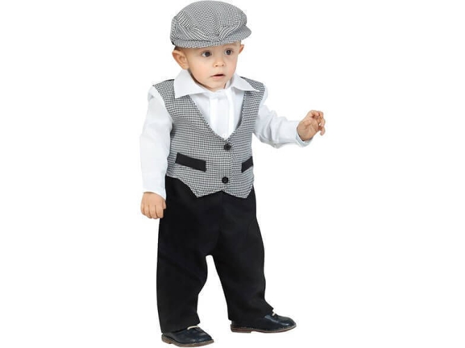 Disfraz de Bebé DISFRAZZES Chulapo (Talla: 6 a 12 meses)
