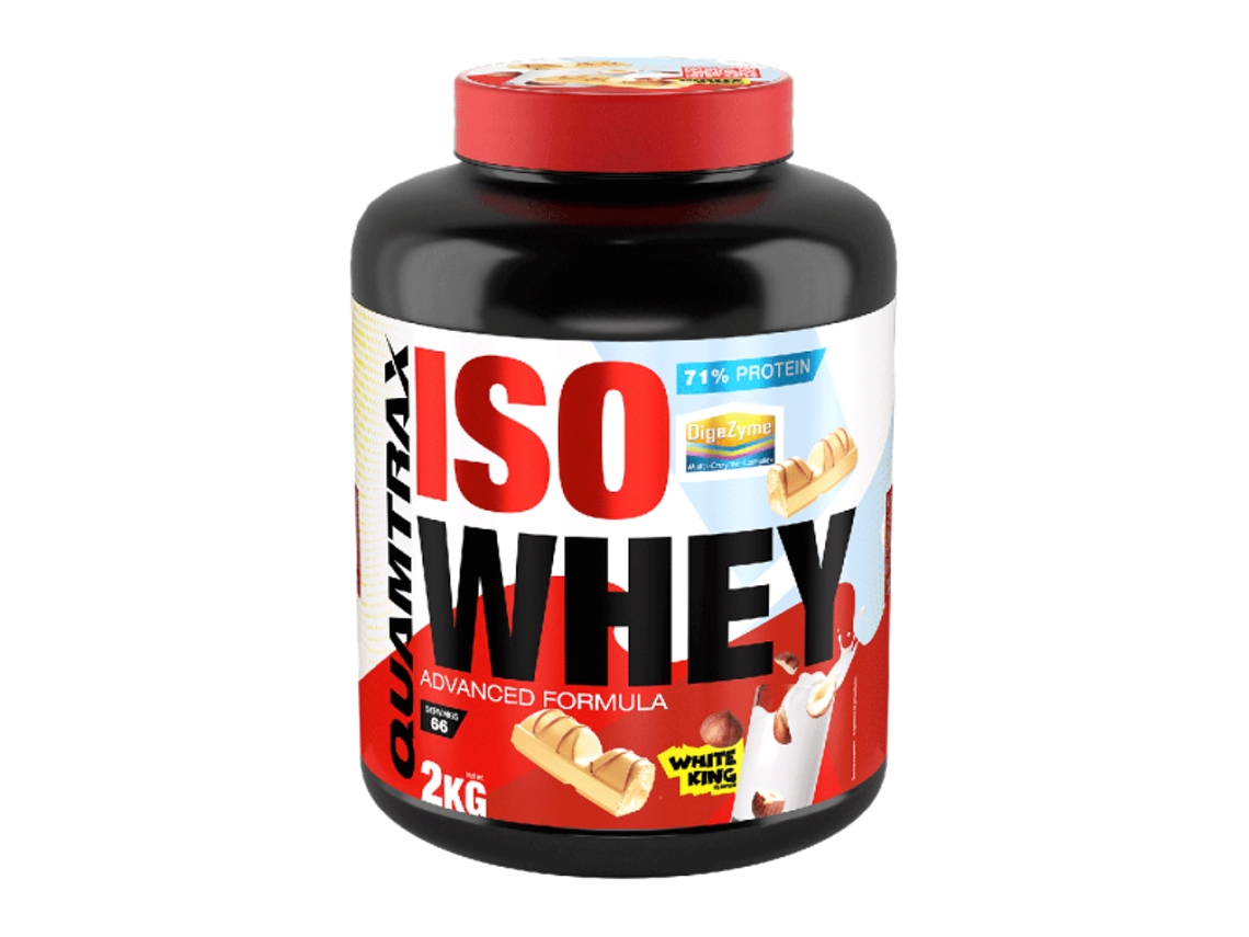 Isowhey - 2kg Crema Blanca De Avellanas Tostadas Quamtrax