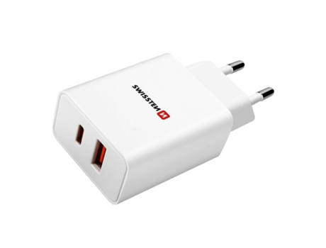 Cargador SWISSTEN 22037000 Blanco