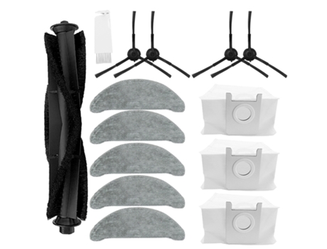 Rodillo Cepillo Lateral fregonas bolsas de polvo Robot aspirador para Roidmi Eve Plus accesorios para aspiradoras