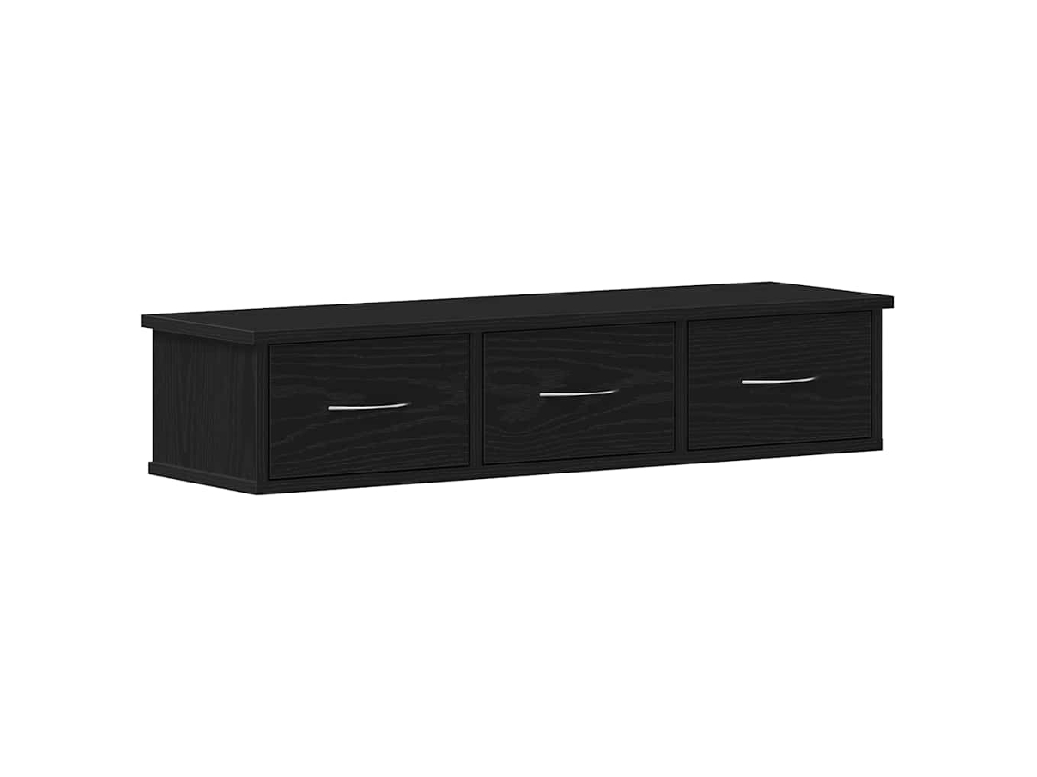 Maison Exclusive - Armario De Pared Roble Negro 88x26x18,5 Cm Madera De Ingeniería
