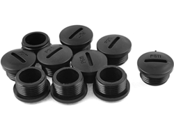 10 Piezas Pg11 Tapón Ciego De Nailon Negro Con Rosca M18 X 8 Mm (d74a1b42f11a5b967bda479ed11b4f96)