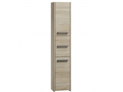 Mueble Auxiliar TOP E SHOP S33 SONOMA Baño y ducha Plateado Roble Laminado Plástico Aglomerado