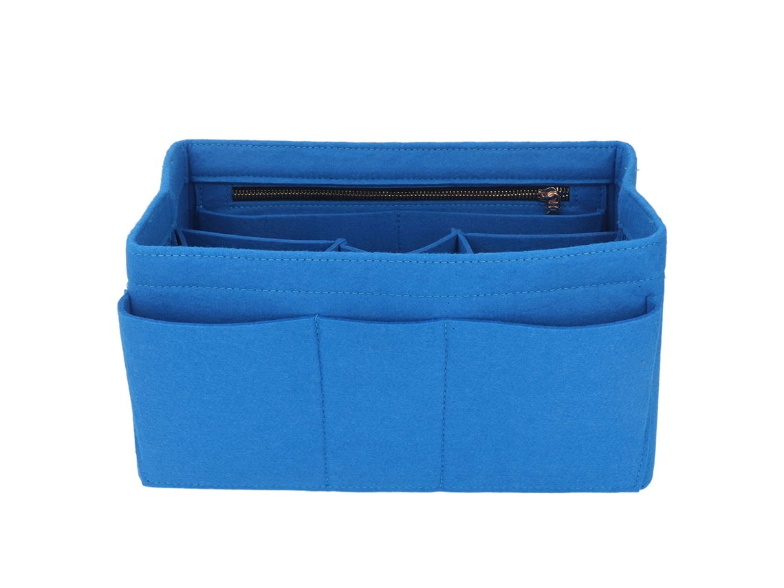 Bolsa Insertable De Lana Para Almacenamiento Y Maquillaje, Funda De Lana Para Organizar Cosméticos