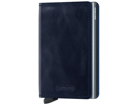 Cartera Fólio SECRID Slimwallet Piel Azul