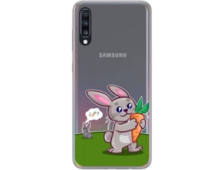 Carcasa Samsung Galaxy A70 TUMUNDOSMARTPHONE Conejo Multicolor