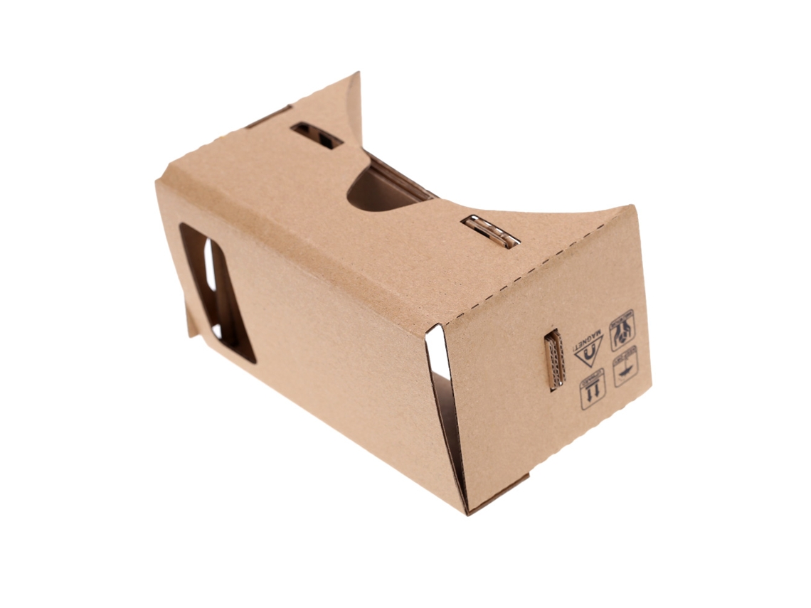 Gafas De Realidad Virtual 3d De Cartón Para Armar Con Nfc Para Pantallas De 5.5"